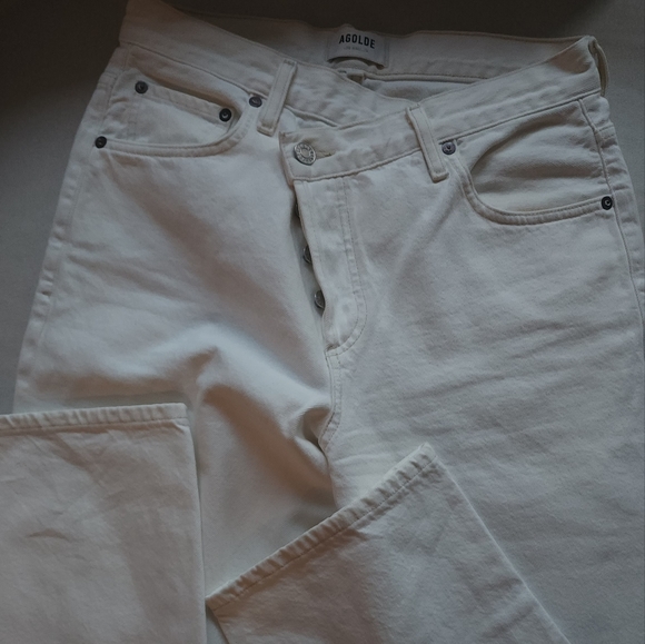 AGOLDE Criss Cross Wide Leg Jeans - Picture 3 of 8